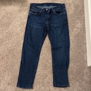 Men's Peter Millar Five Pocket Denim Blue Jeans